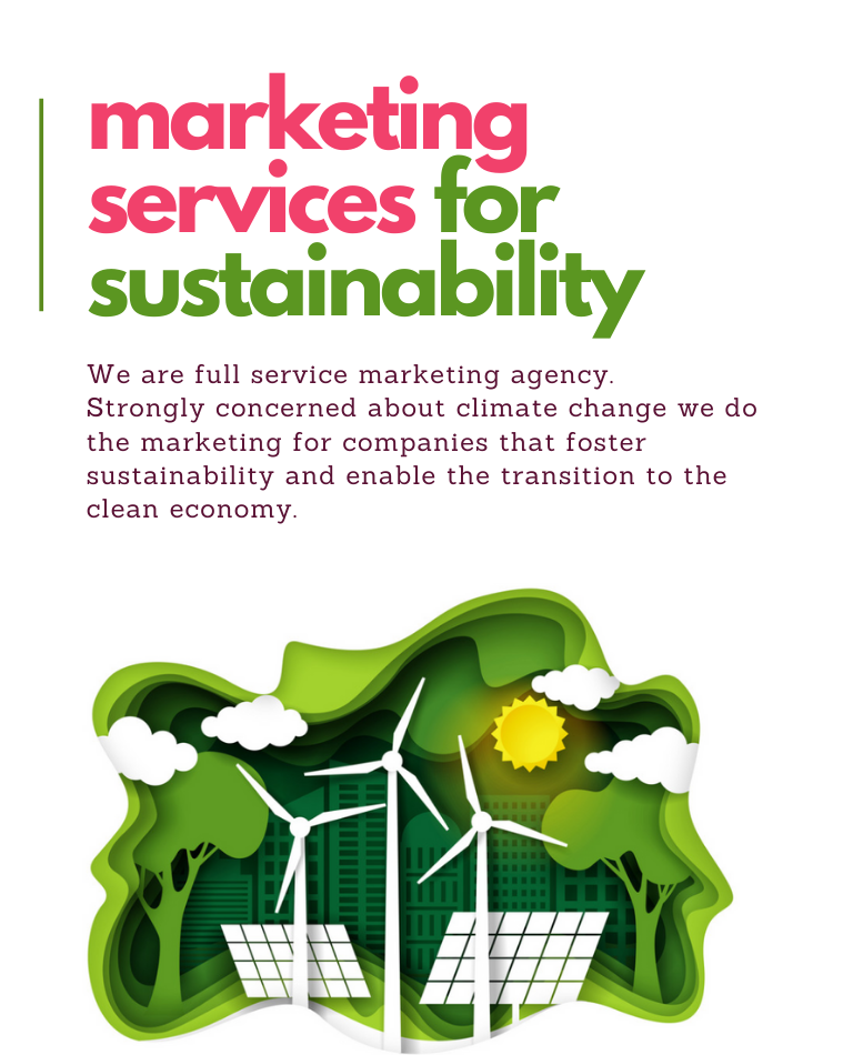 marketing services for sustainability